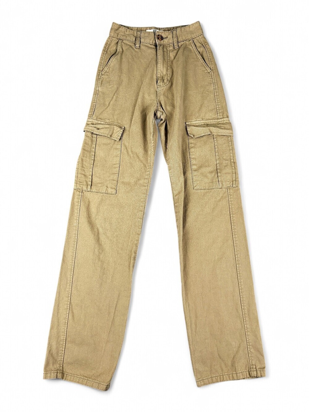STR Cargo Pants Women's High-Rise Utility Tan Sz 0 (00)‎